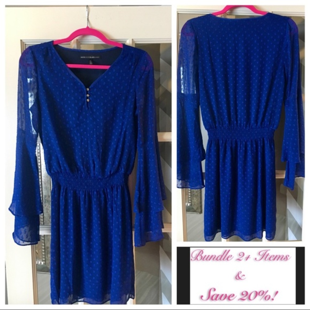 Gorgeous Electric Blue WHBM Dress SIZE 00 in EUC